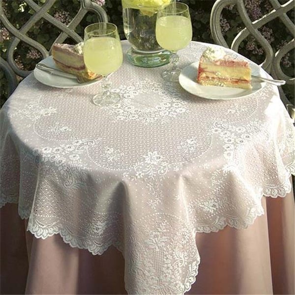 Heritage Lace Heritage Lace FO-3636W 36 x 36 in. Floret Table Topper FO-3636W